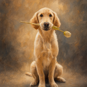Hand-Painted Pet Portrait 12x16" - Custom Oil Painting from Photo | Standard Size