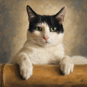 Premium Hand-Painted Pet Portrait 16x20" - Large Custom Oil Painting from Photo